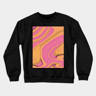 Abstract Liquid Pattern Crewneck Sweatshirt
